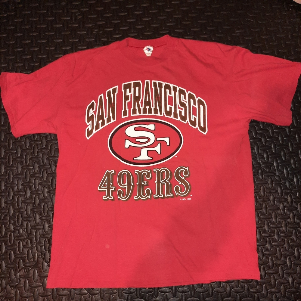Vintage 93 San Francisco 49ers Tee/ Taylor swift Halloween starter pack